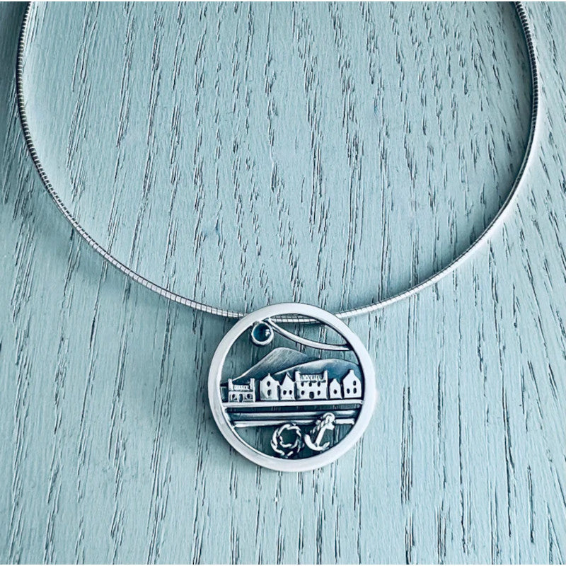 Anchor's Haven Large Silver Necklet