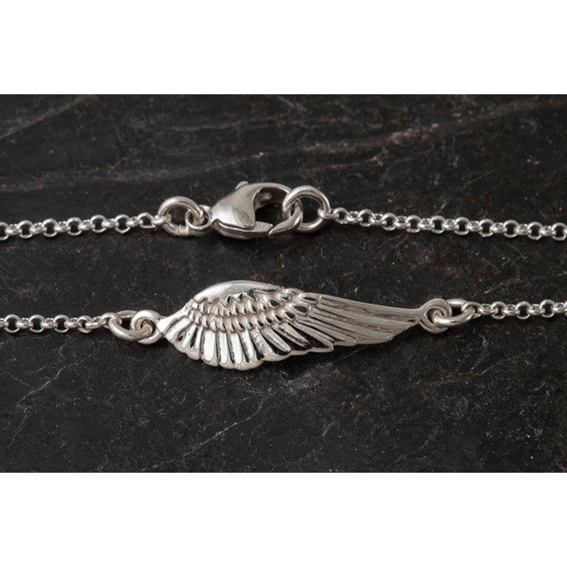 Freija Silver Or Gold Wing Bracelet - FRBR07