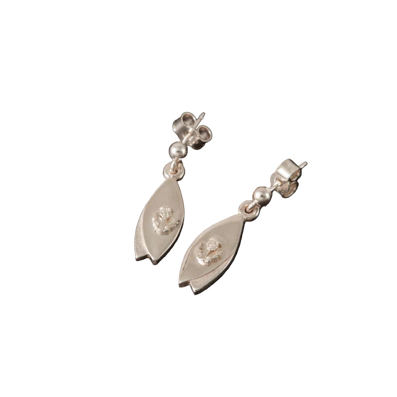 Voar Mixed Metal Drop Earrings - E890 Shetland