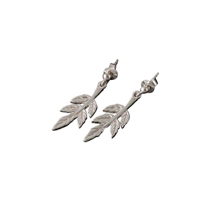 Rowan Silver/9ct Yellow Gold Drop Earrings - E541 Shetland