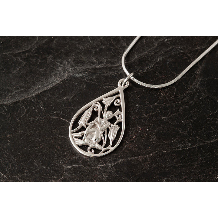 Freija Silver Or 9ct Yellow Gold Pendant - FRP03 Shetland