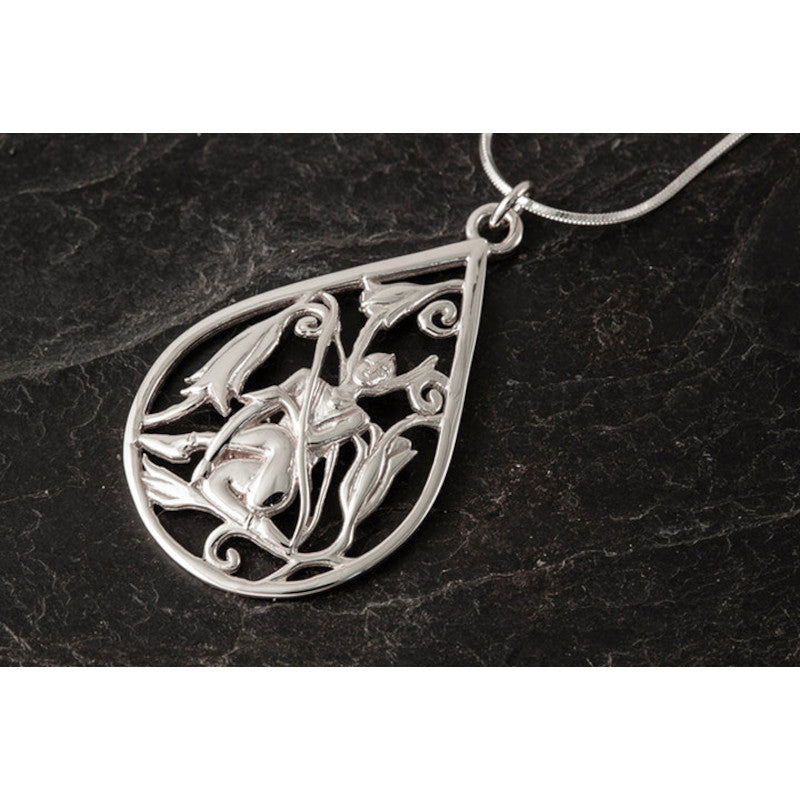 Freija Silver Or 9ct Yellow Gold Pendant - FRP03 Shetland