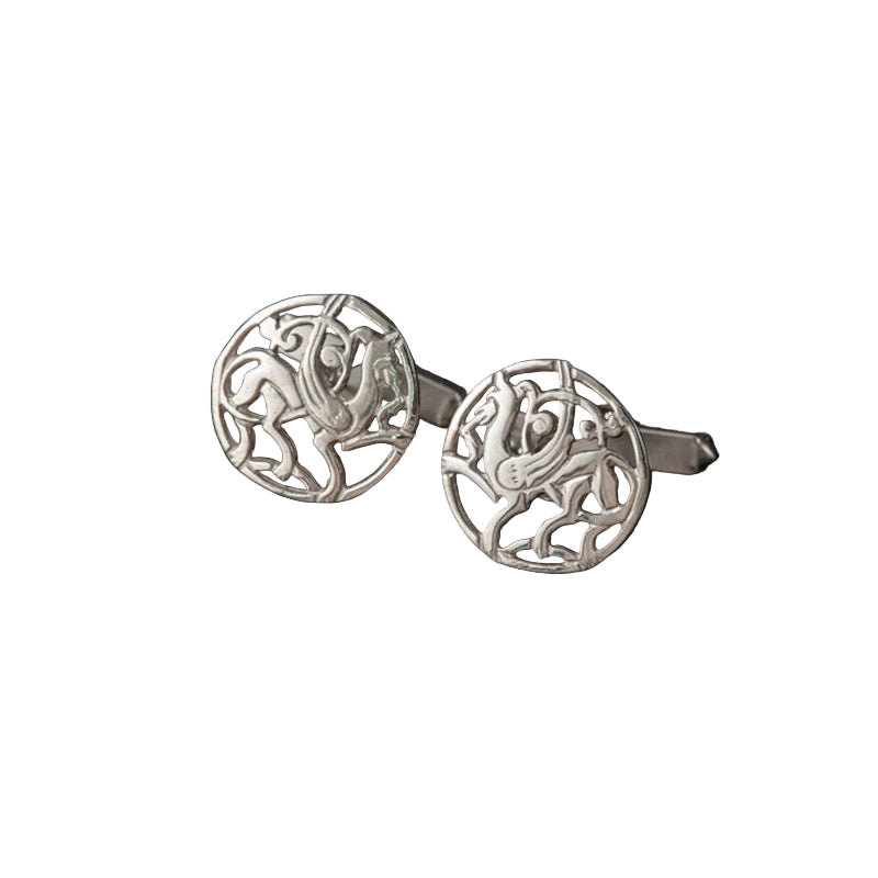 Quendale Silver/9ct Yellow Gold Cufflinks - C2 Shetland