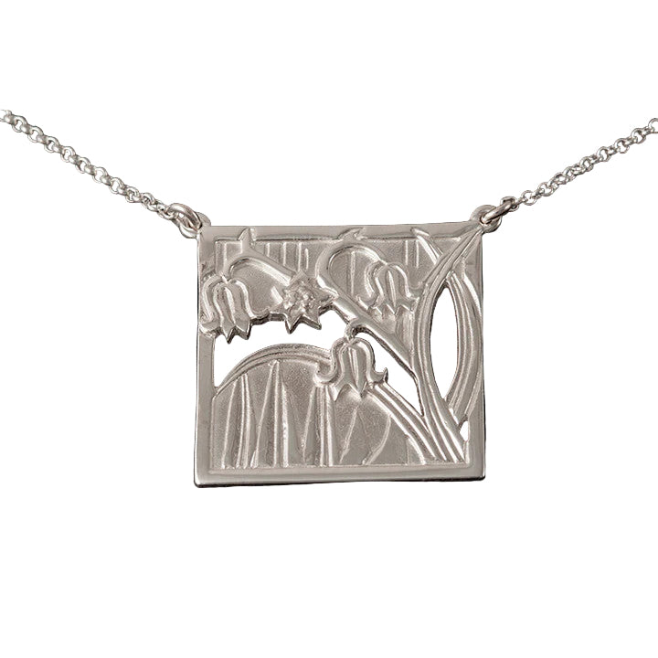 Bluebells Silver/9ct Yellow Gold Necklace - P257 Shetland