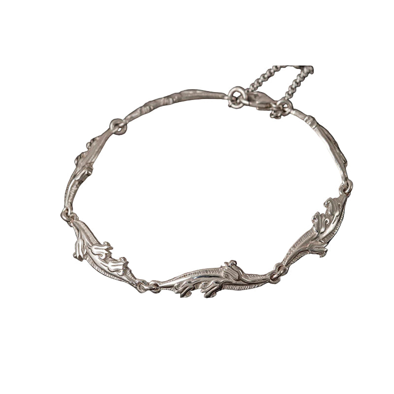 Bluebells Silver or 9ct Yellow Gold Bracelet - BR252 Shetland