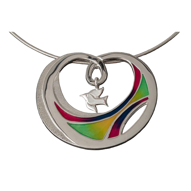 St Ninian&#39;s Silver Pendant - Various Sizes Shetland SDP192 Shetland