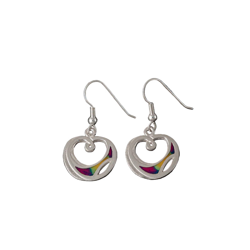 St Ninian's Sterling Silver Earrings - SDE192D Shetland