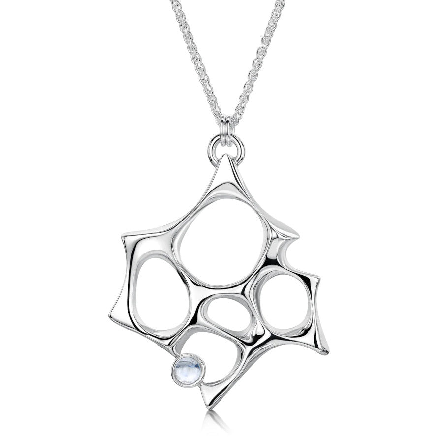 Sculpted By Time Sterling Silver Dress Pendant - MO-SPX270