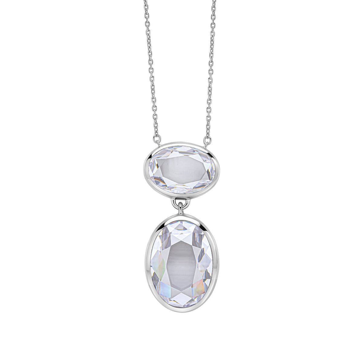 Fiorelli Necklace Cubic Zirconia Facet/Flat Back Prong