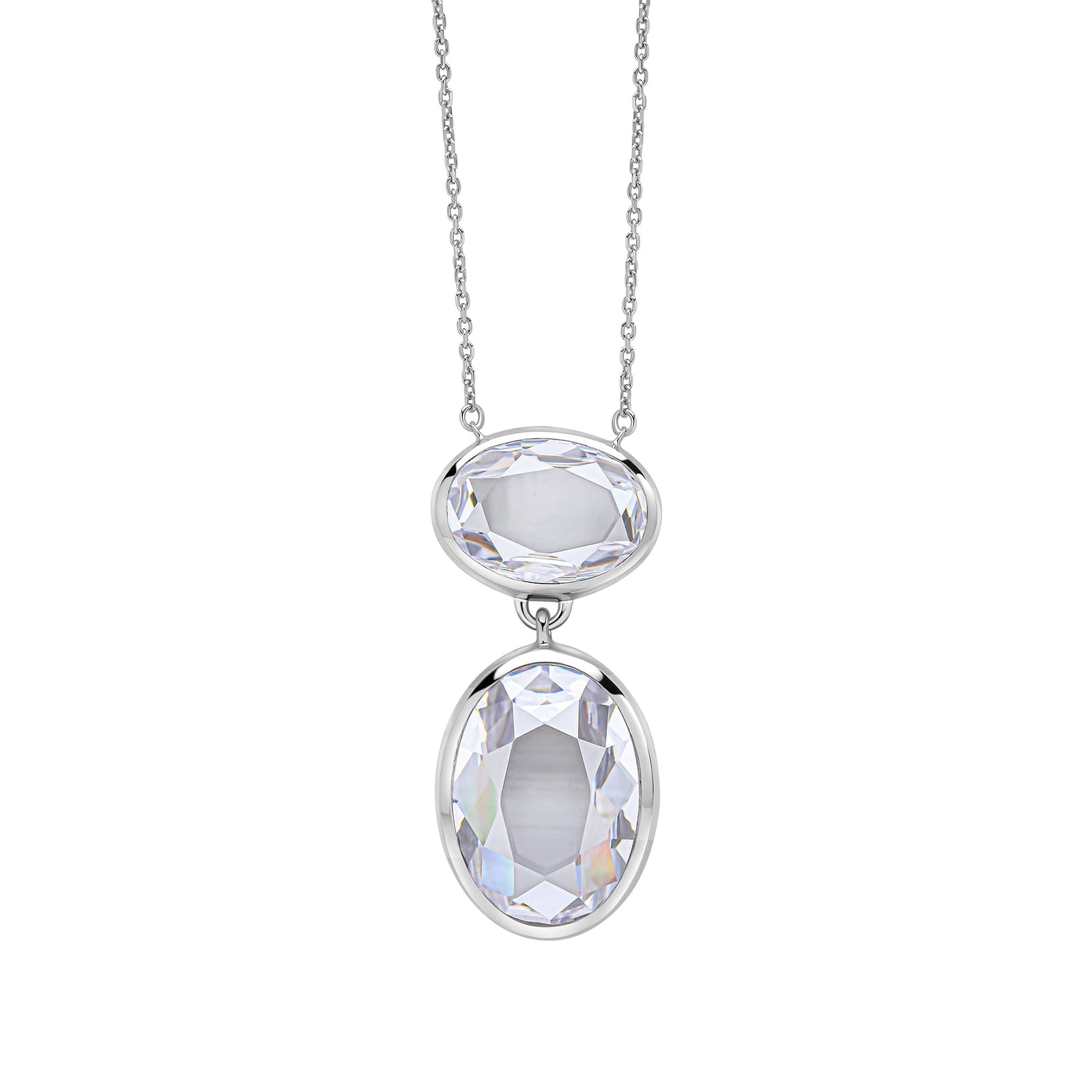 Fiorelli Necklace Cubic Zirconia Facet/Flat Back Prong