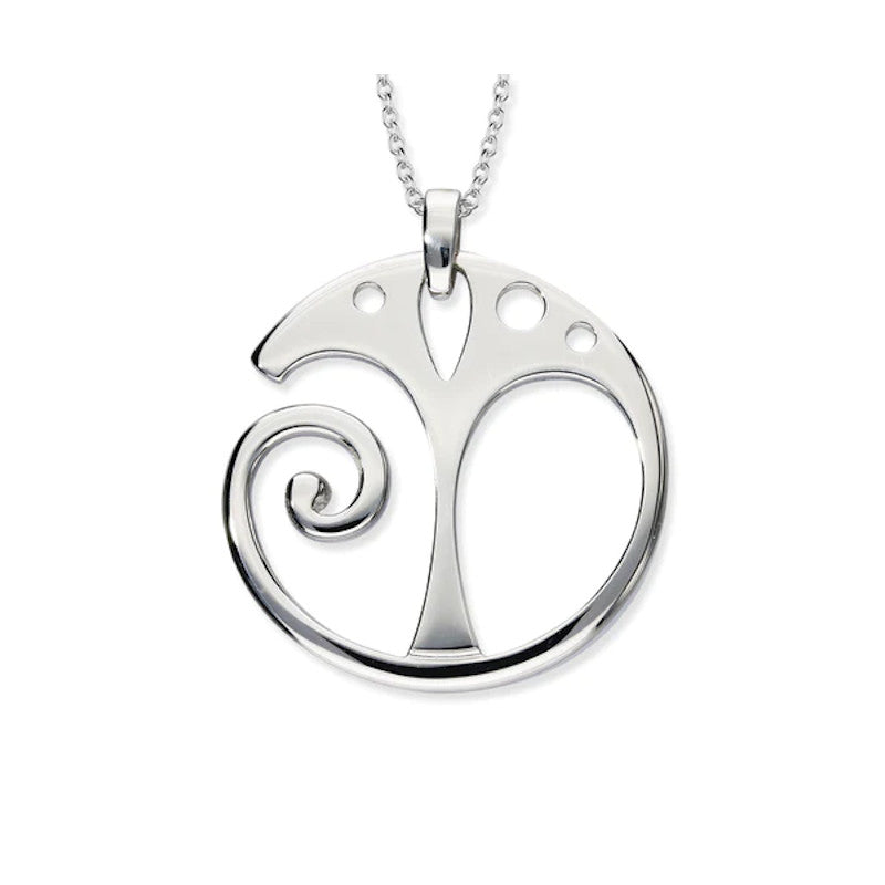 Tree Of Life Silver Large Pendant - P1131 Ortak