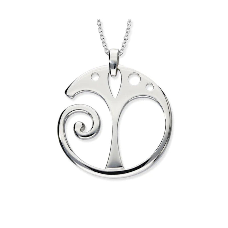 Tree Of Life Sterling Silver Large Pendant - P1131
