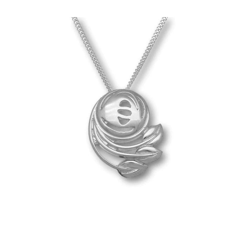 Sterling Silver Mackintosh Pendant - P268 Ortak
