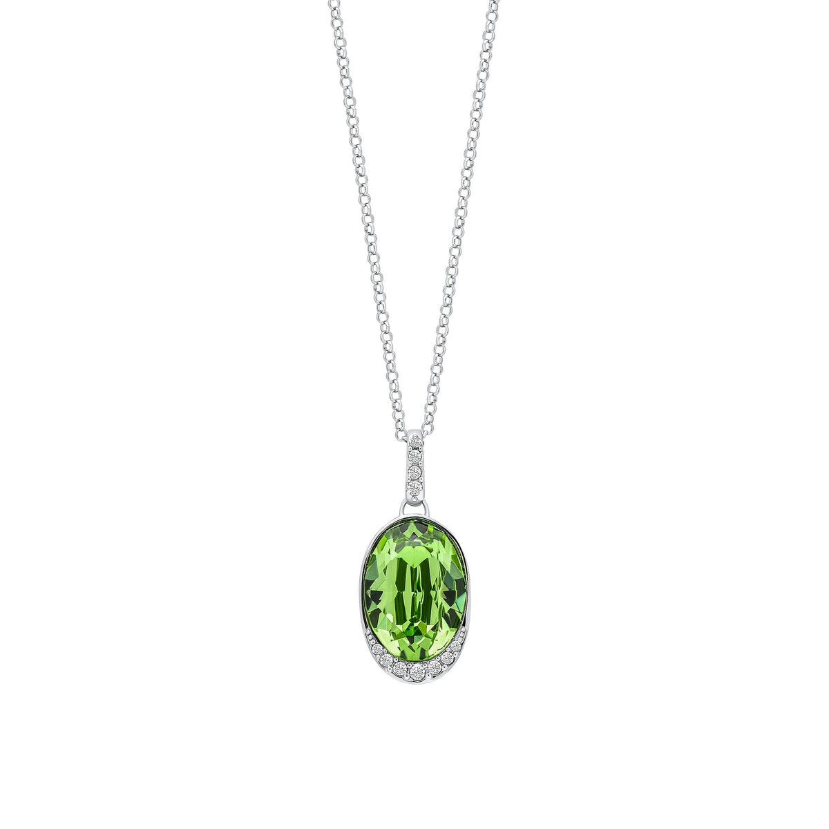 Fiorelli Pendant Peridot Crystal Facet Glue