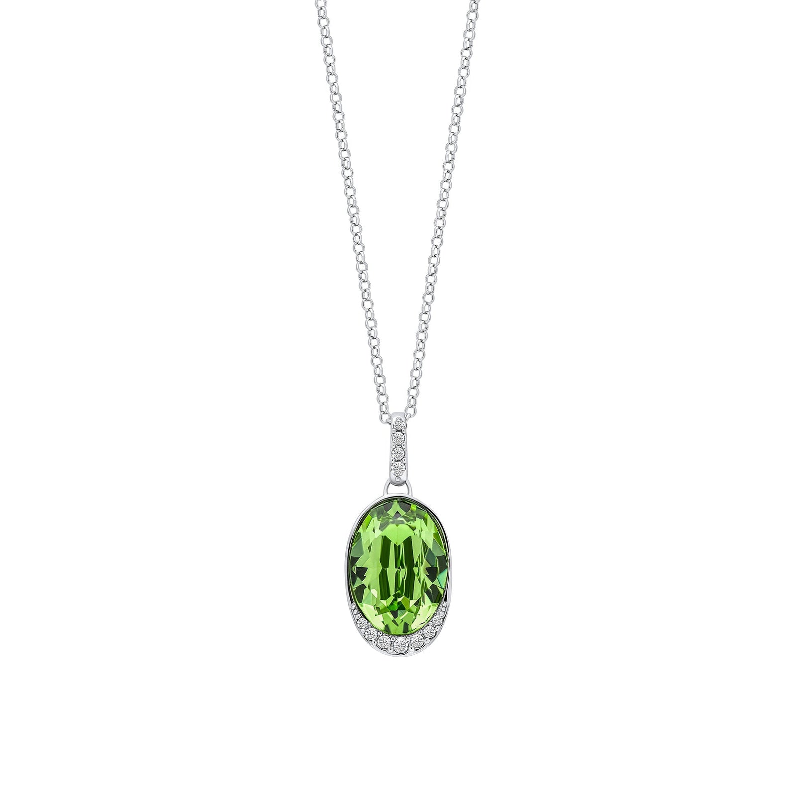 Fiorelli Pendant Peridot Crystal Facet Glue