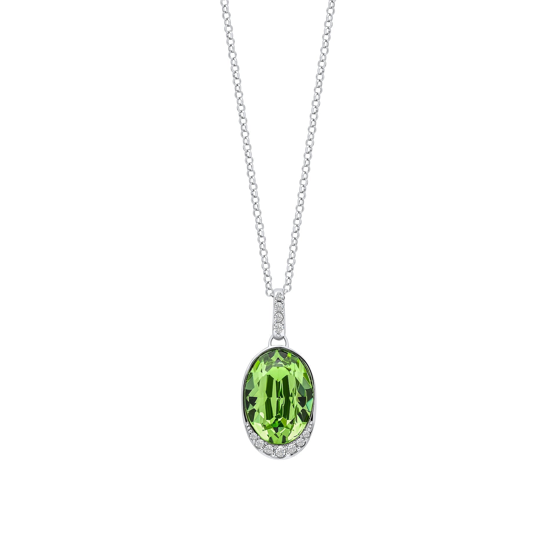 Fiorelli Pendant Peridot Crystal Facet Glue