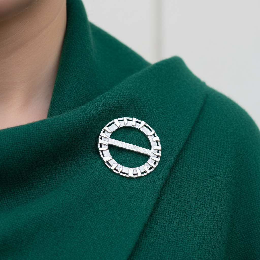 Ring of Brodgar Pewter Scarf Ring Aurora