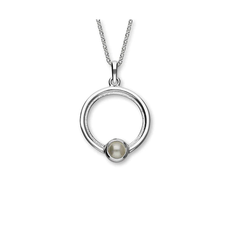 June Birthstone Sterling Silver Pendant - SP295 Ortak