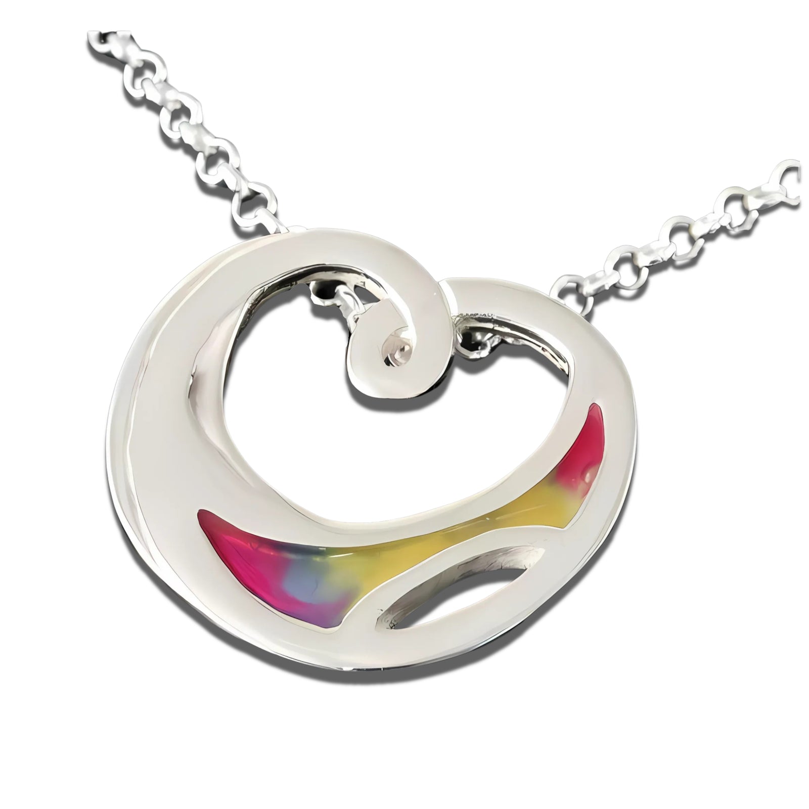 Silver And Enamel Pendant -SDP09 Shetland