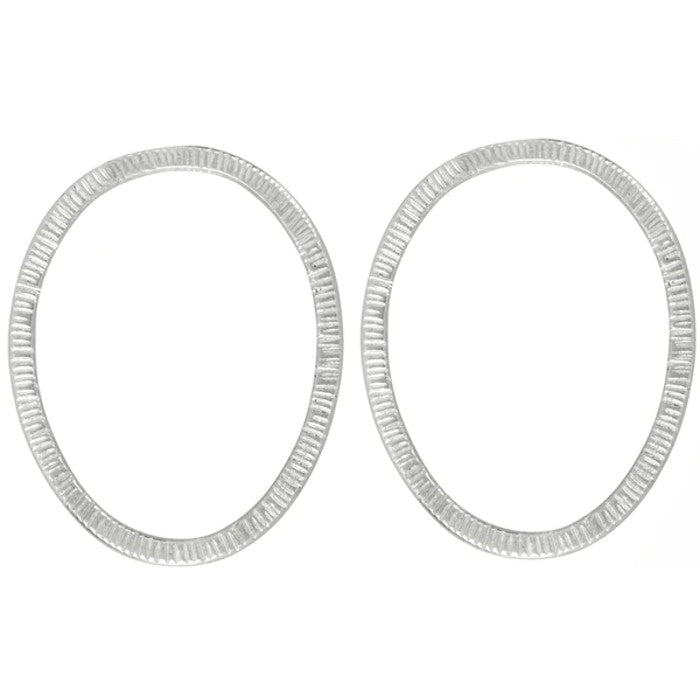 Fire Midi Sterling Silver or 9ct Rose Gold Earrings