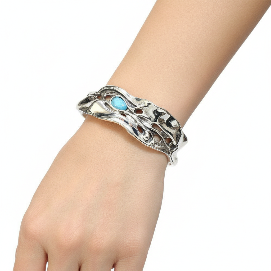 Designer Silver Bangle M246