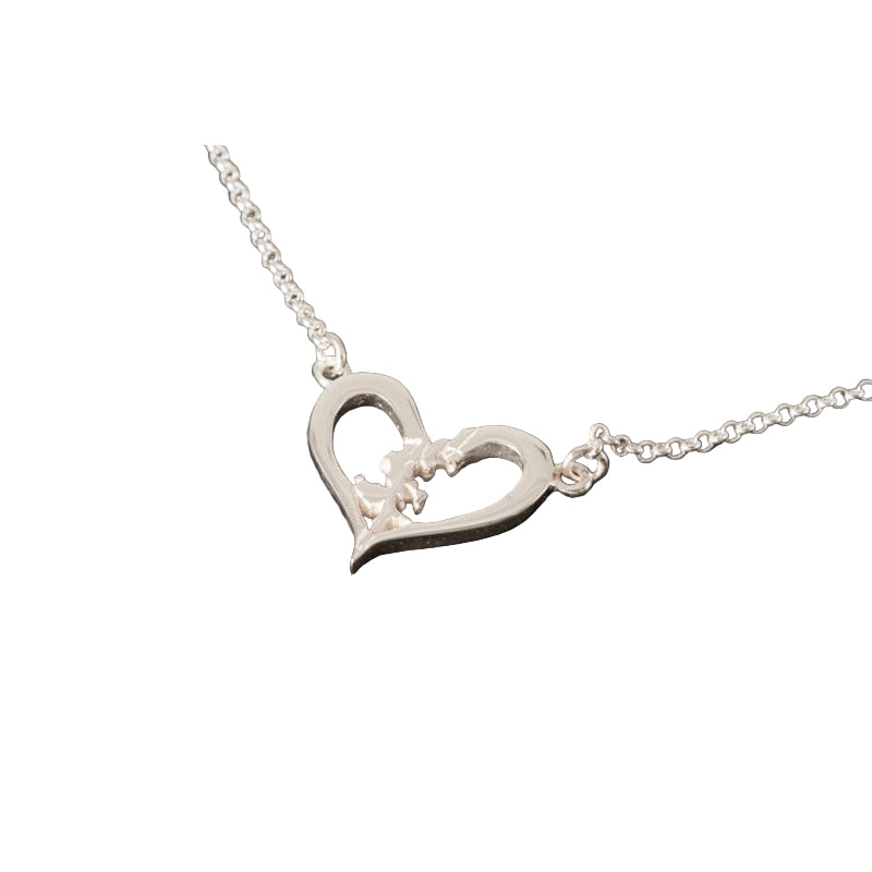 Heart of Shetland Silver/9ct Yellow Gold Pendant - P413 Shetland