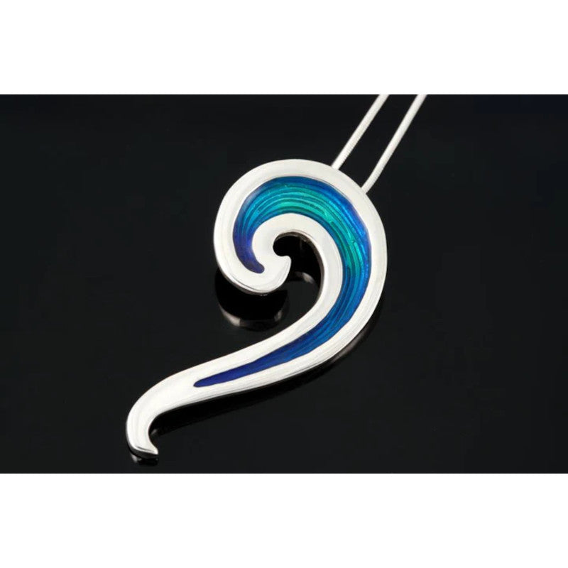 Seascape Swirl Wave Pendant - SSP03