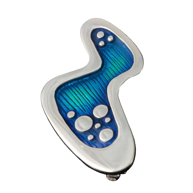 Seascape Wave Brooch - SSB05