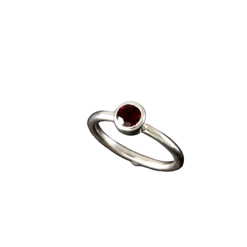 Up Helly Aa Stacking Ring - Garnet Ring Shetland