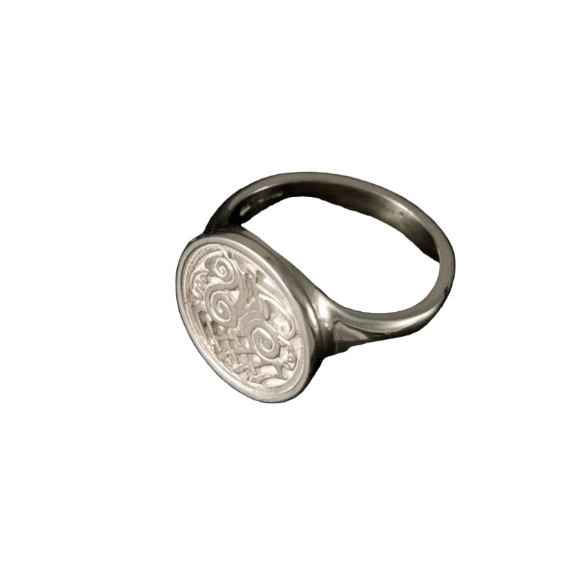 Sleipnir Sterling Silver Ring - R113 Shetland