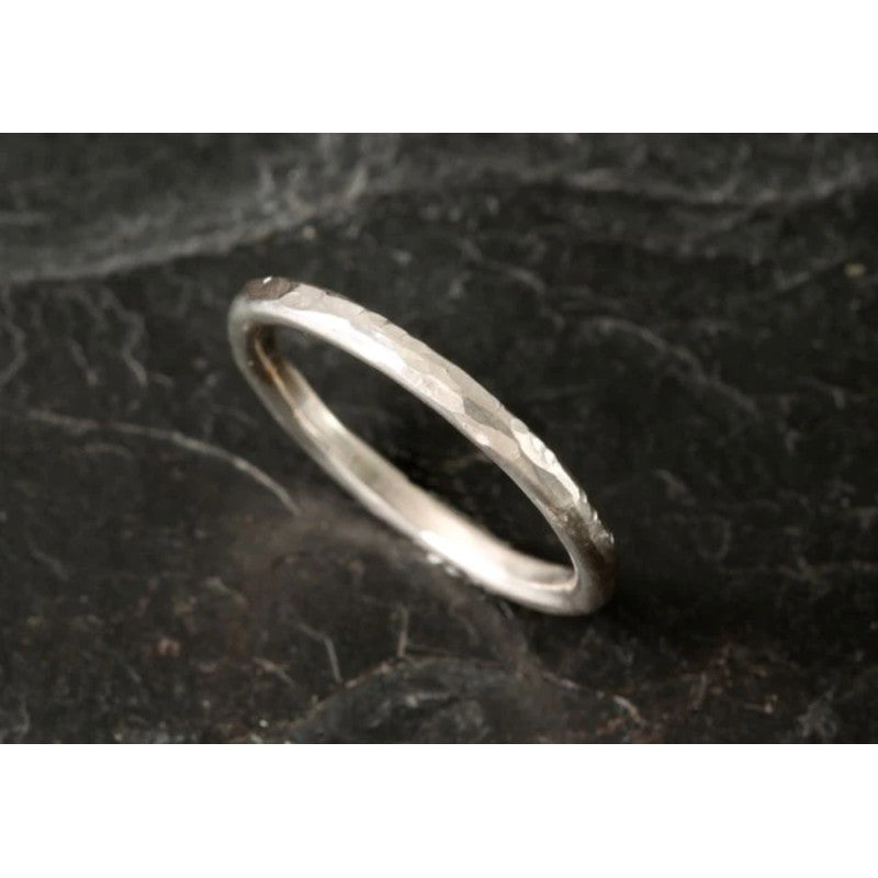 Heart of Shetland Textured Stacking Ring - Textured Ring-s