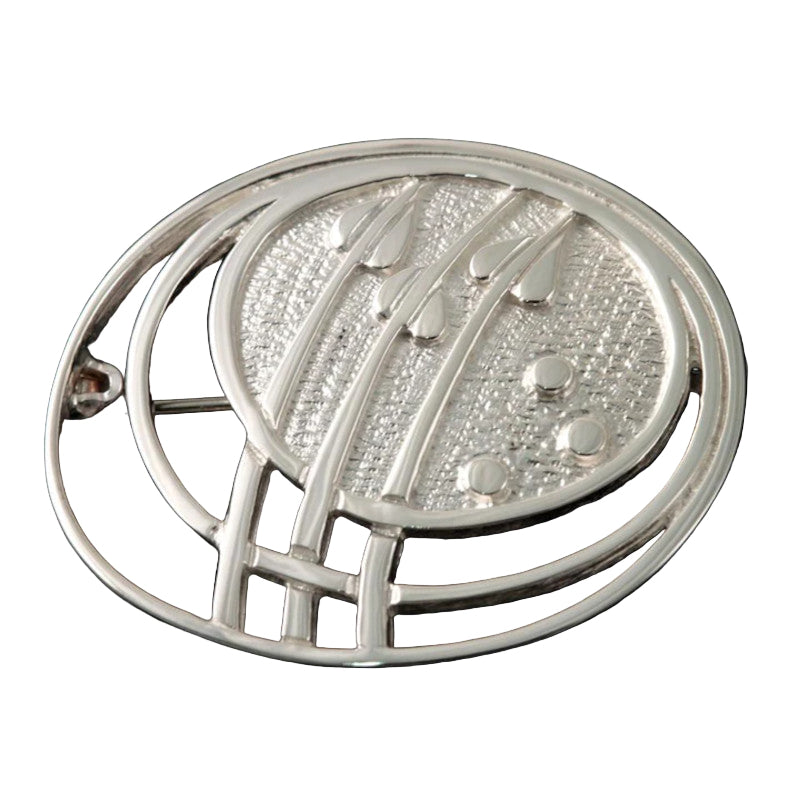 Glasgow Girls Silver/9ct Yellow Gold Brooch - GB175 Shetland