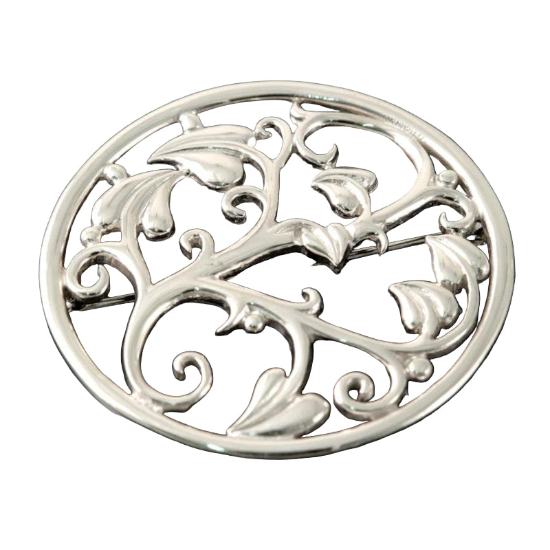 Glasgow Girls Silver or 9ct Yellow Gold Brooch - GB185 Shetland