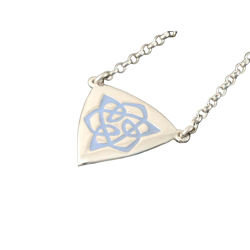 Celtic Fire Sterling Silver Pendant with Enamel - CFP15 Shetland