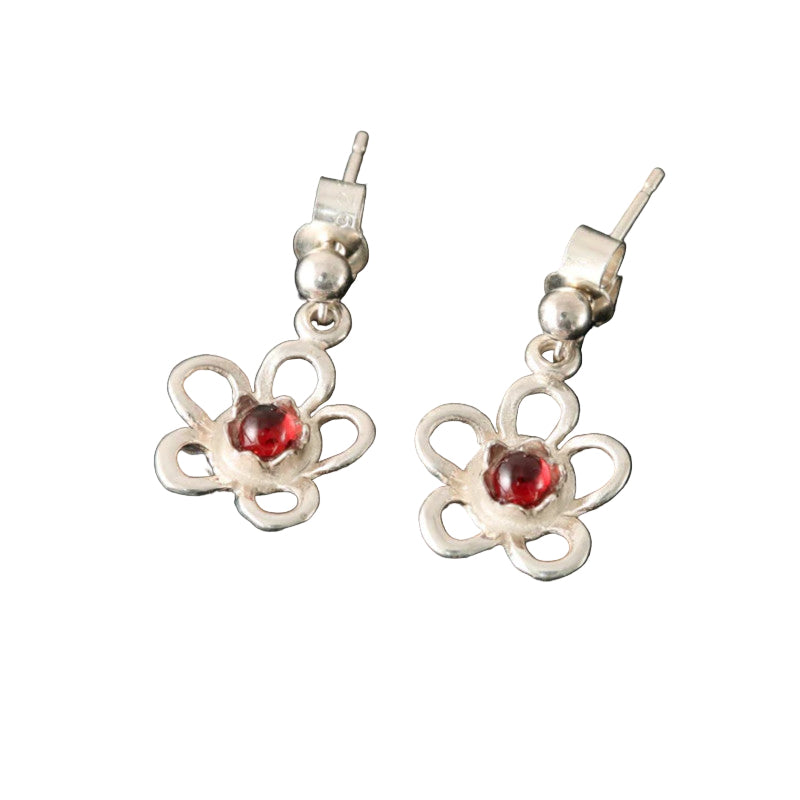 Kokkaloorie Silver Or 9ct Yellow Gold Drop Earrings - E572 Shetland