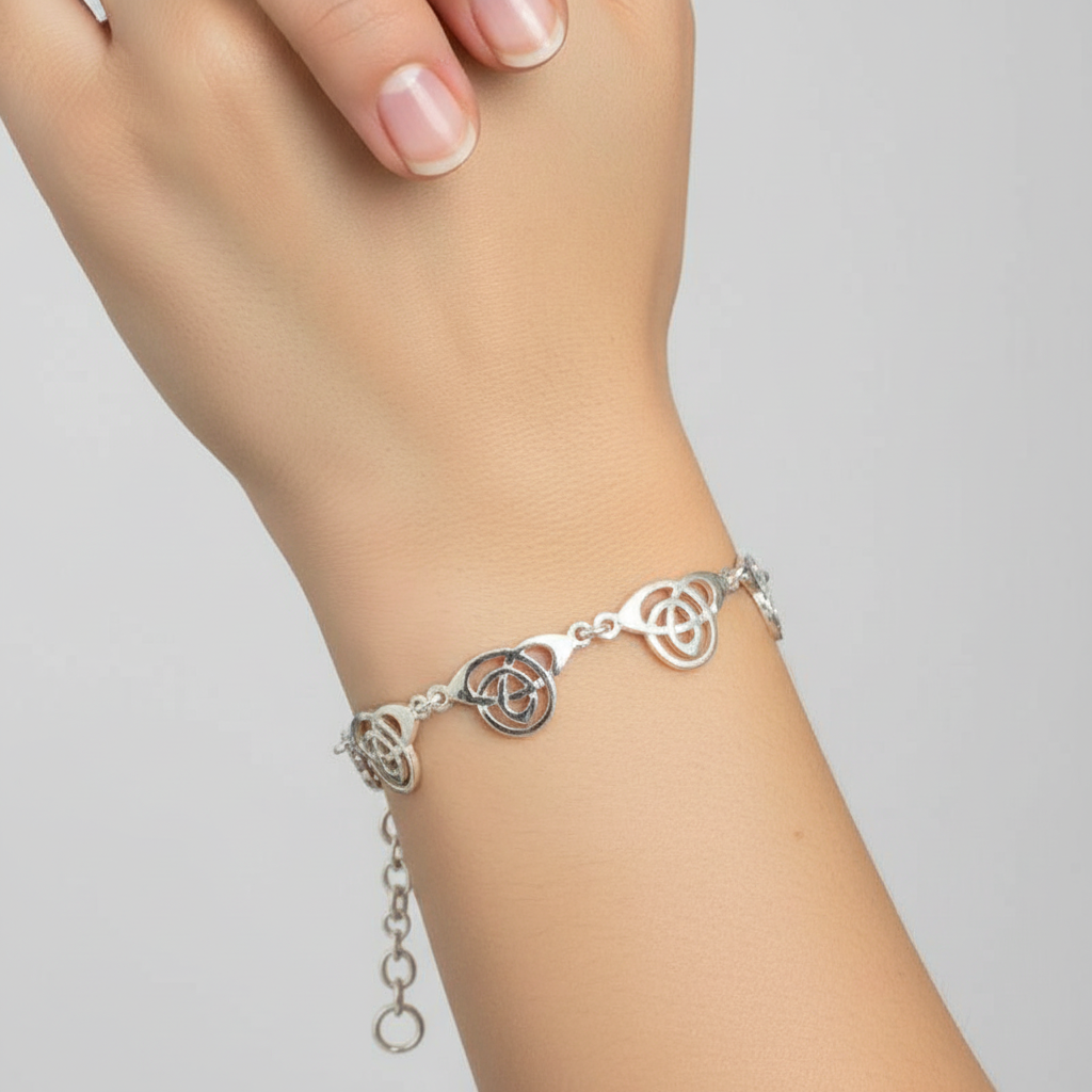 Silver Celtic Bracelet - C90