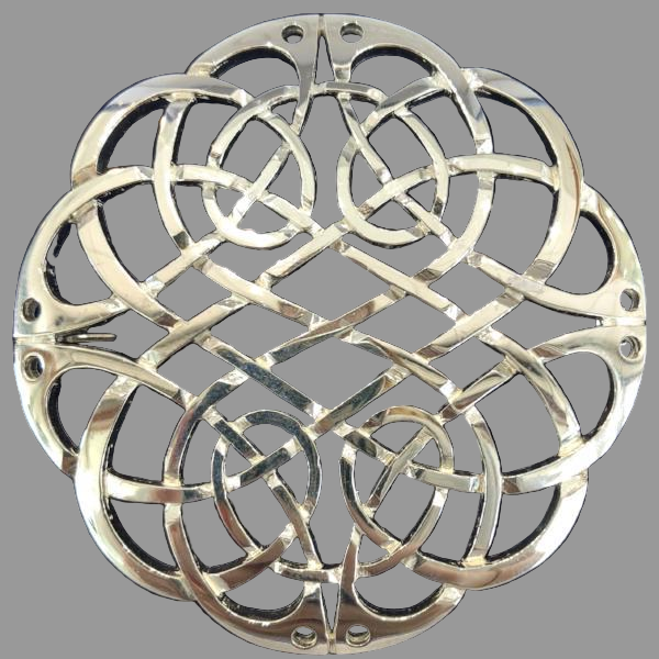 Silver Celtic Brooch - KB2