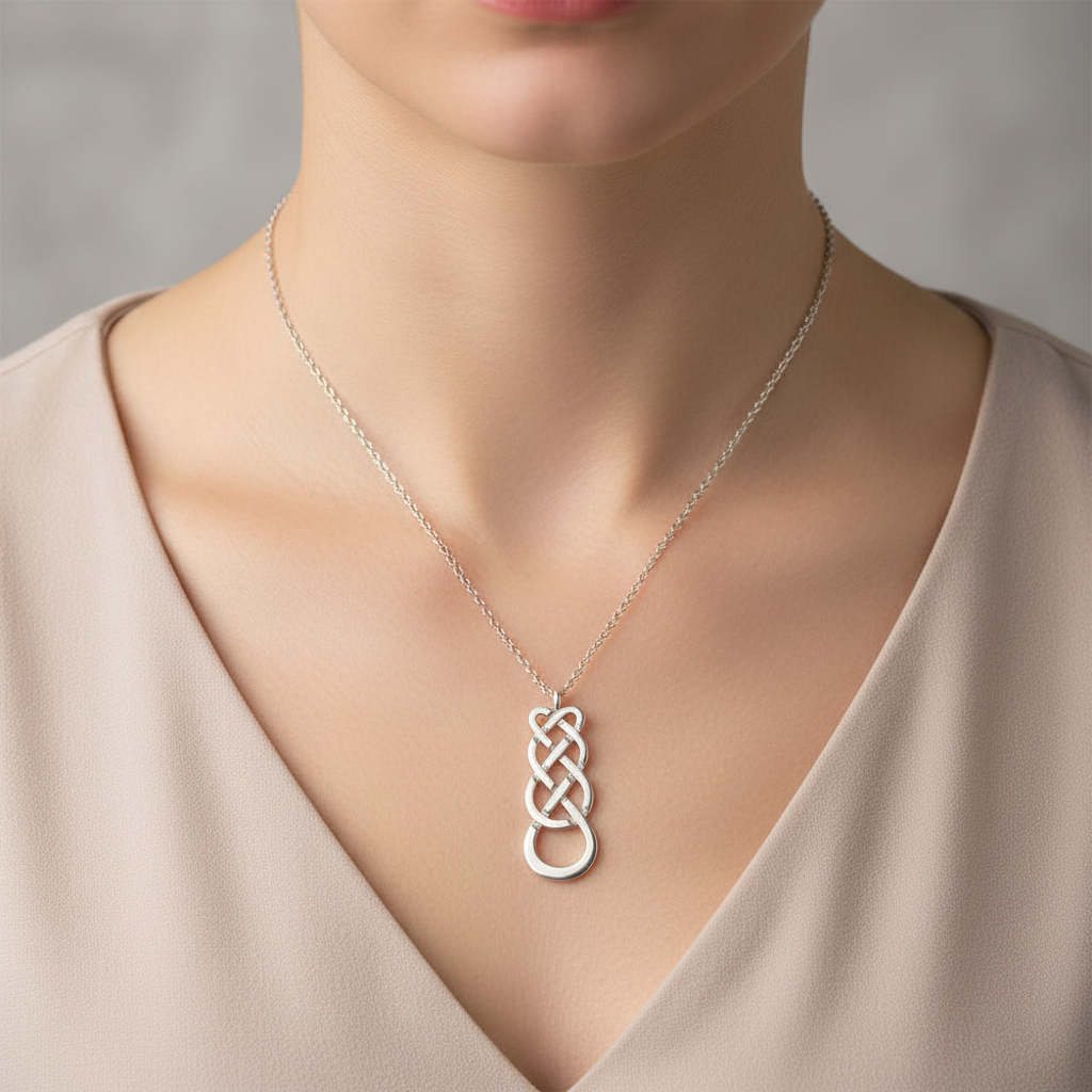Silver Celtic Pendant - C31