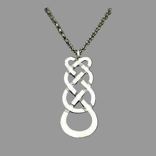 Silver Celtic Pendant - C31