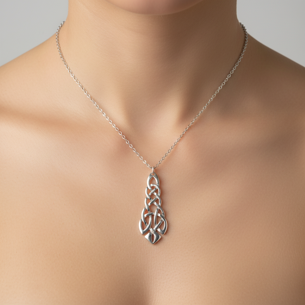 Silver Celtic Pendant - C45