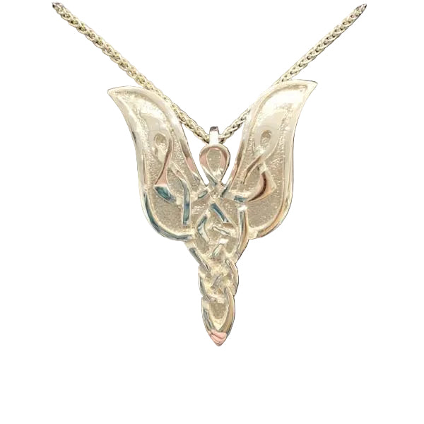 Silver Celtic Pendant - CA2 Mithril