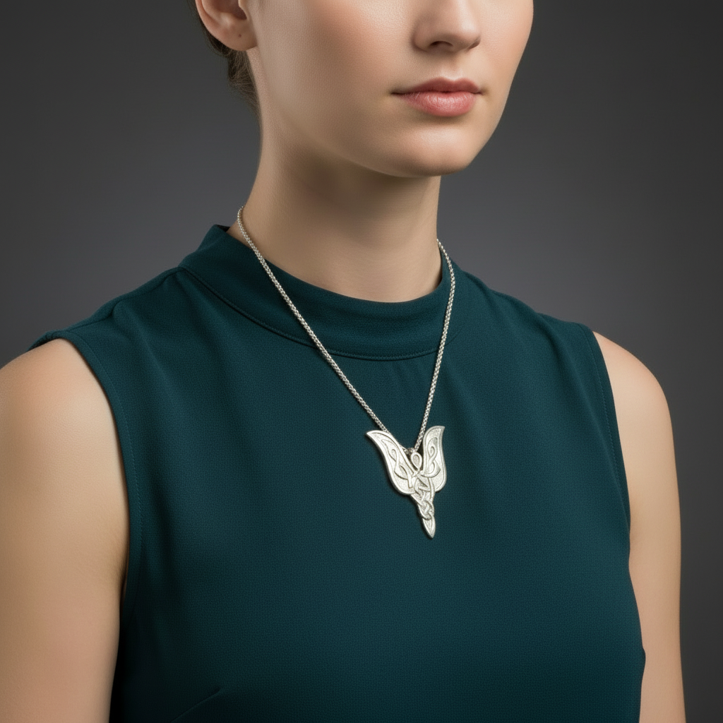 Silver Celtic Pendant - CA2