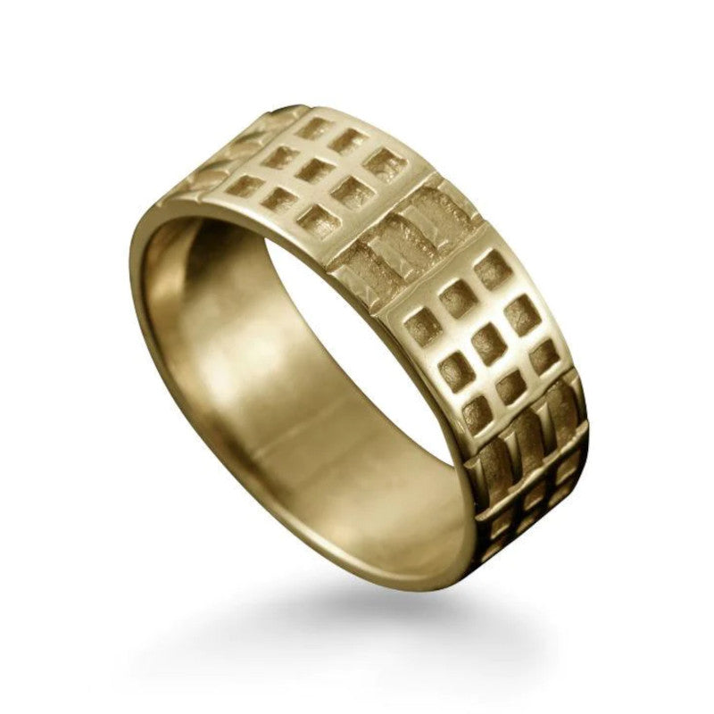Charles Rennie Mackintosh Band Ring in Silver or Gold - R160- Shetland