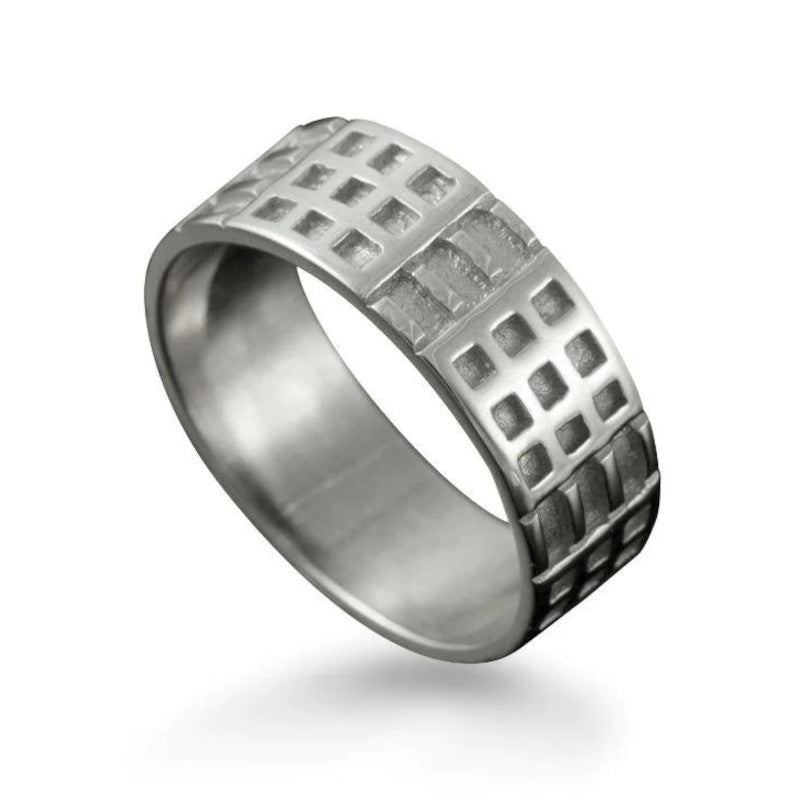 Charles Rennie Mackintosh Band Ring in Silver or Gold - R160- Shetland