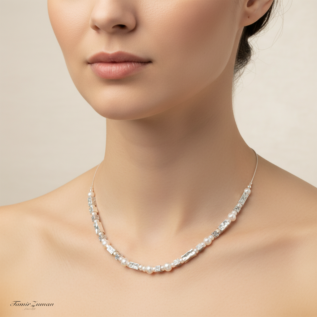 Sterling Silver &amp; Pearl Pendant - ND211