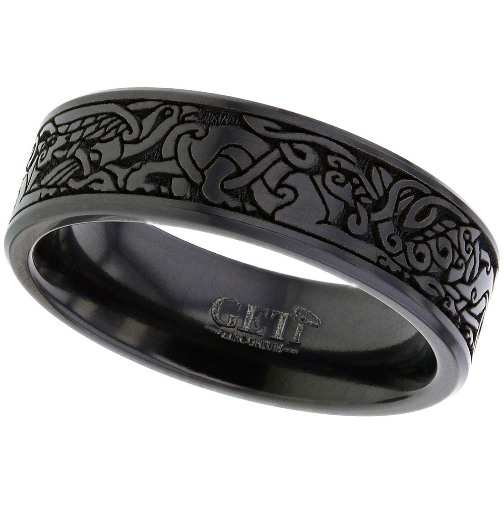 Zirconium Celtic Animal Ring - 4026CHB-CD5