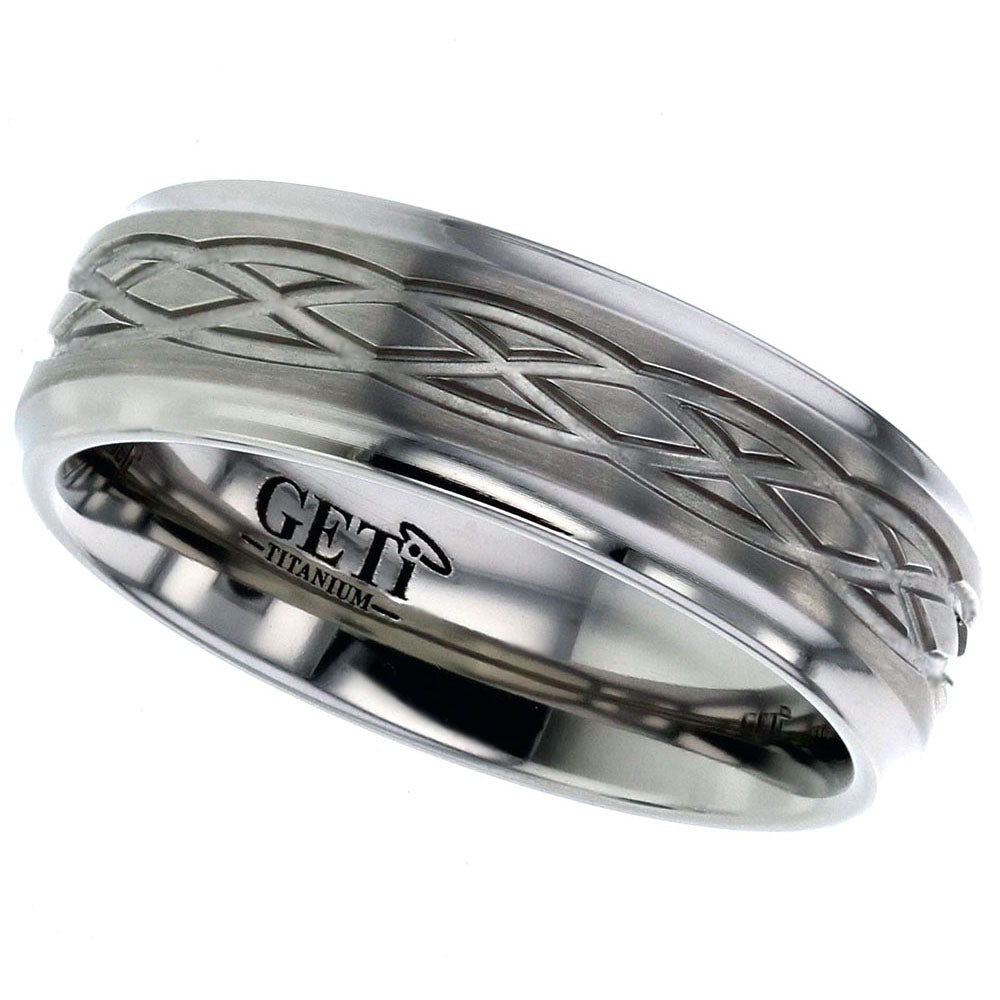 Celtic Titanium Ring - T023-17