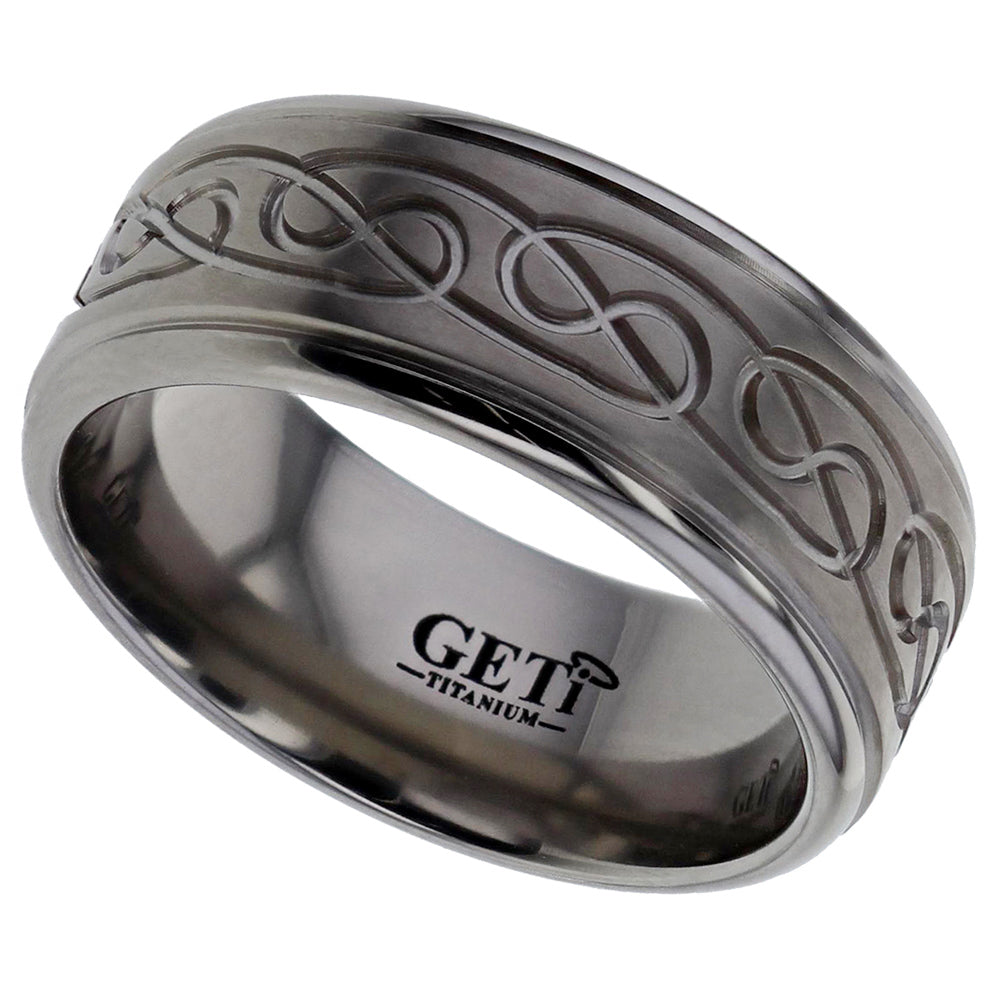 Celtic Titanium Ring - T161