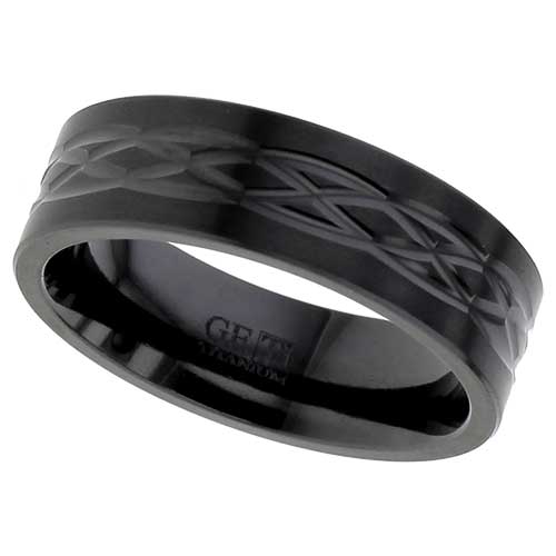 Zirconium Celtic Knotwork Ring - Z017B