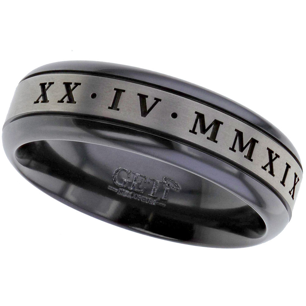 Zirconium Celtic Knotwork Ring - Z127GRB-RN